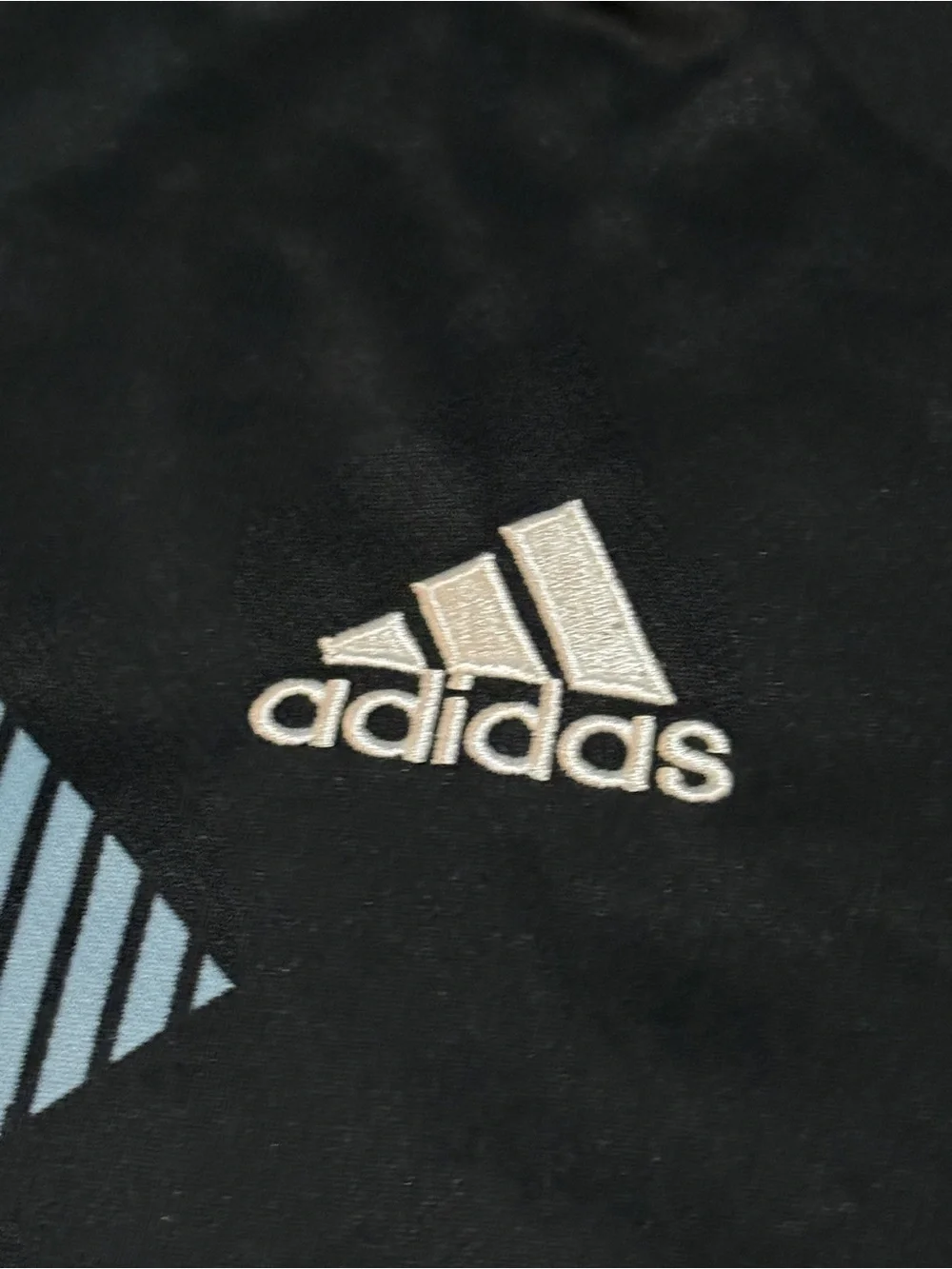 adidas Argentina Jersey Black Men’s Small 2018 2019 Away Football Soccer Top